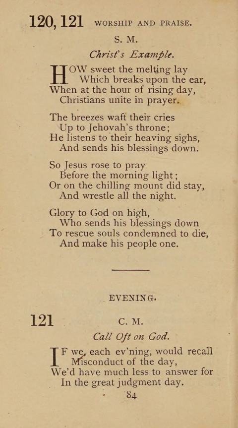 A Collection of Hymns and Sacred Songs: suited to both private and public devotions, and especially adapted to the wants and uses of the brethren of the Old German Baptist Church page 78