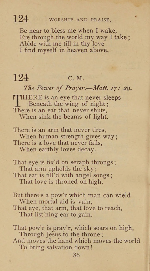 A Collection of Hymns and Sacred Songs: suited to both private and public devotions, and especially adapted to the wants and uses of the brethren of the Old German Baptist Church page 80