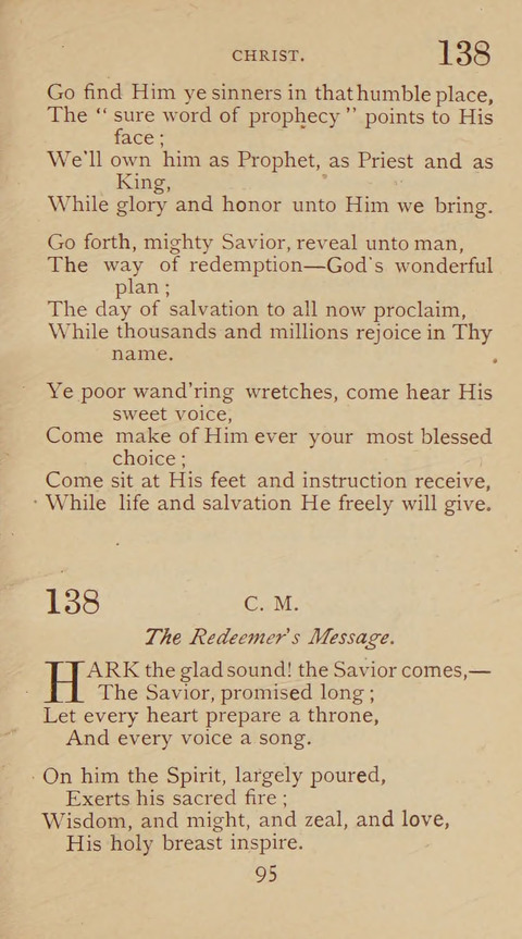 A Collection of Hymns and Sacred Songs: suited to both private and public devotions, and especially adapted to the wants and uses of the brethren of the Old German Baptist Church page 89