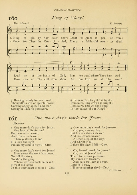 The Calvary Hymnal: for Sunday School, Prayer Meeting and Church Service page 122