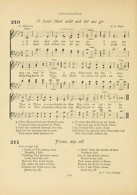 The Calvary Hymnal: for Sunday School, Prayer Meeting and Church Service page 156