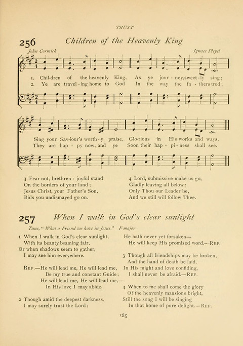 The Calvary Hymnal: for Sunday School, Prayer Meeting and Church Service page 185