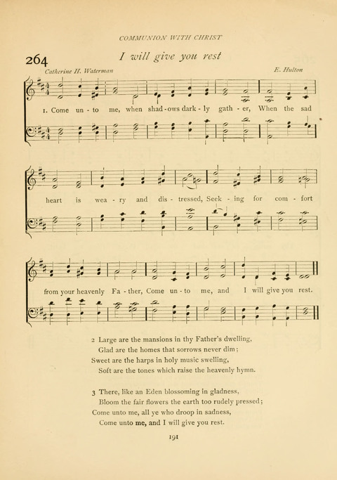 The Calvary Hymnal: for Sunday School, Prayer Meeting and Church Service page 191