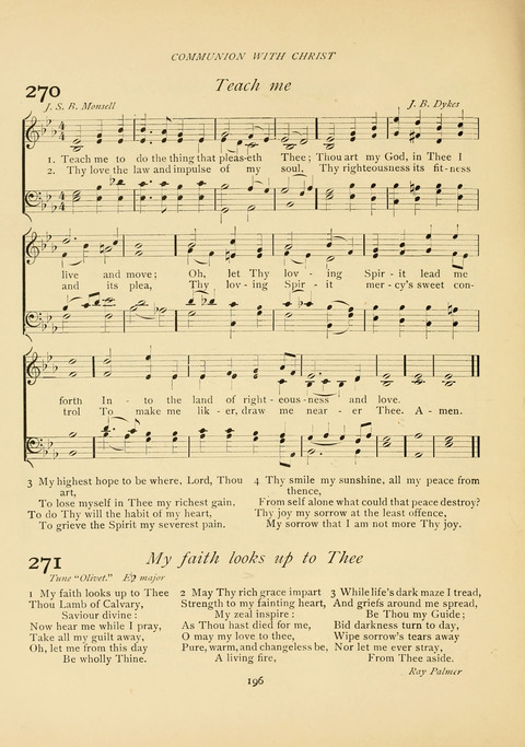 The Calvary Hymnal: for Sunday School, Prayer Meeting and Church Service page 196