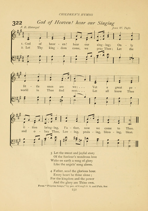 The Calvary Hymnal: for Sunday School, Prayer Meeting and Church Service page 232