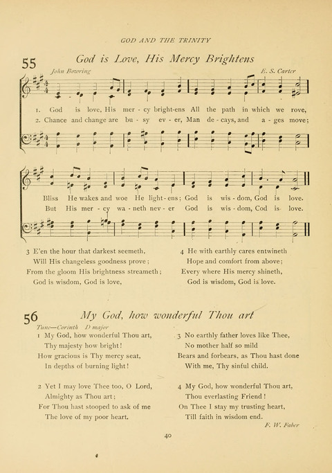 The Calvary Hymnal: for Sunday School, Prayer Meeting and Church Service page 40