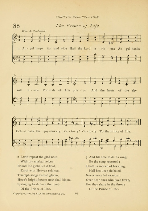 The Calvary Hymnal: for Sunday School, Prayer Meeting and Church Service page 68