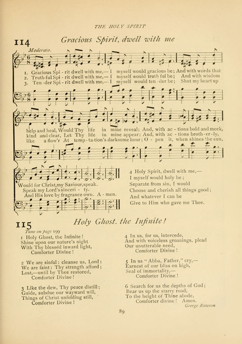 The Calvary Hymnal: for Sunday School, Prayer Meeting and Church Service page 89