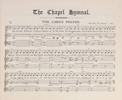 The Chapel Hymnal with Tunes page 1