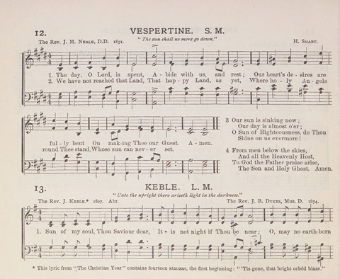 The Chapel Hymnal with Tunes page 12