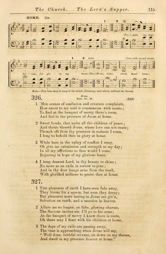 Christian Hymn and Tune Book, for use in Churches, and for Social and Family Devotions page 122