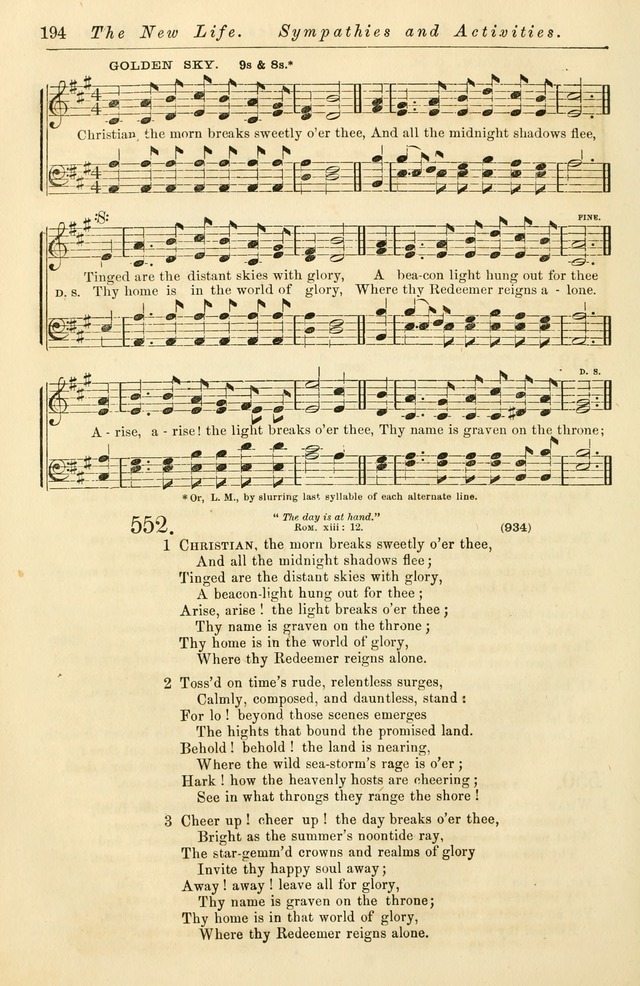 Christian Hymn and Tune Book, for use in Churches, and for Social and Family Devotions page 201