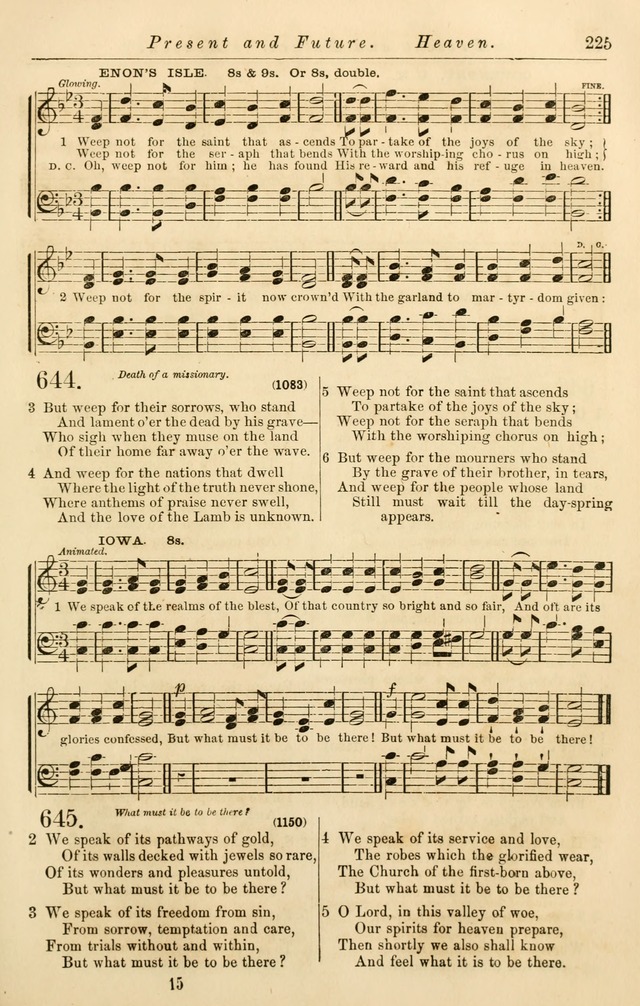 Christian Hymn and Tune Book, for use in Churches, and for Social and Family Devotions page 232