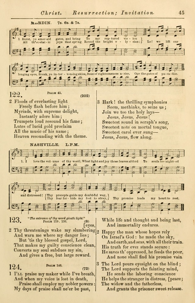 Christian Hymn and Tune Book, for use in Churches, and for Social and Family Devotions page 52