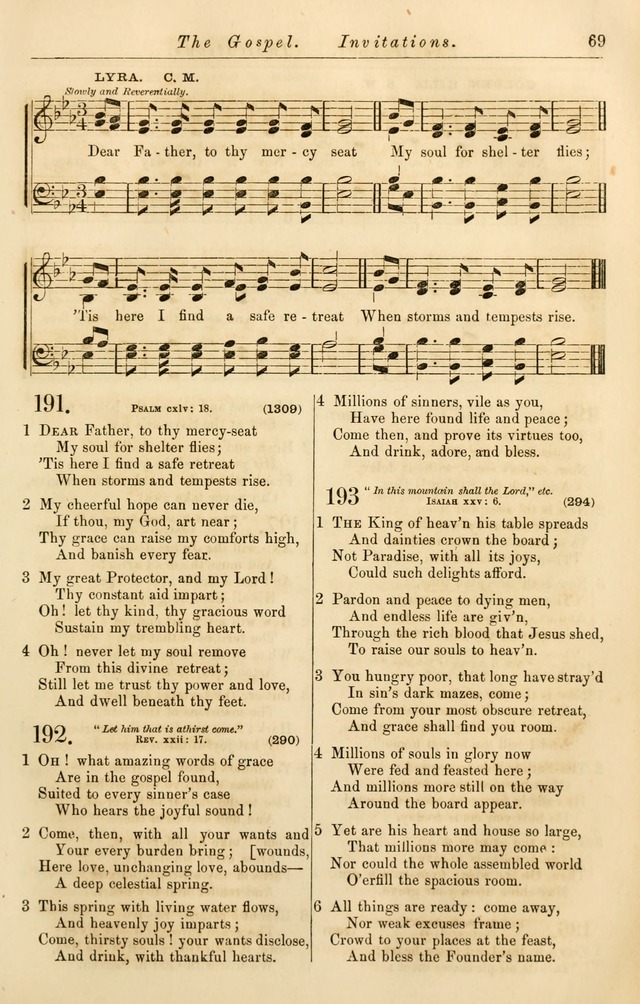 Christian Hymn and Tune Book, for use in Churches, and for Social and Family Devotions page 76