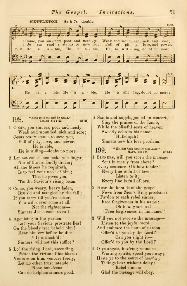 Christian Hymn and Tune Book, for use in Churches, and for Social and Family Devotions page 78