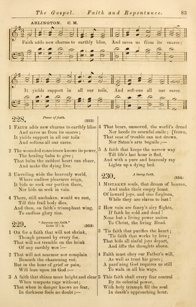 Christian Hymn and Tune Book, for use in Churches, and for Social and Family Devotions page 90