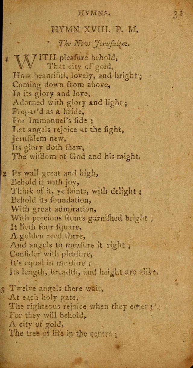 A Collection of Hymns for the Use of Christians. (4th ed.) page 31