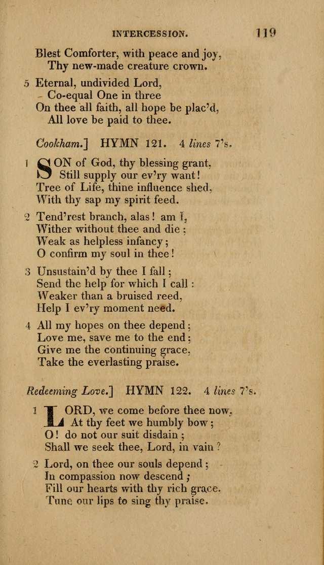 A Collection of Hymns for the Use of the Methodist Episcopal Church: Principally from the Collection of the Rev. John Wesley. M. A. page 124