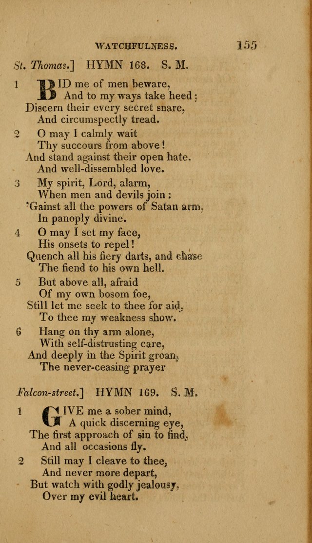 A Collection of Hymns for the Use of the Methodist Episcopal Church: Principally from the Collection of the Rev. John Wesley. M. A. page 160