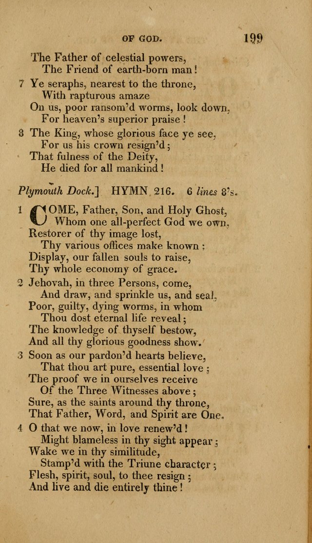 A Collection of Hymns for the Use of the Methodist Episcopal Church: Principally from the Collection of the Rev. John Wesley. M. A. page 204