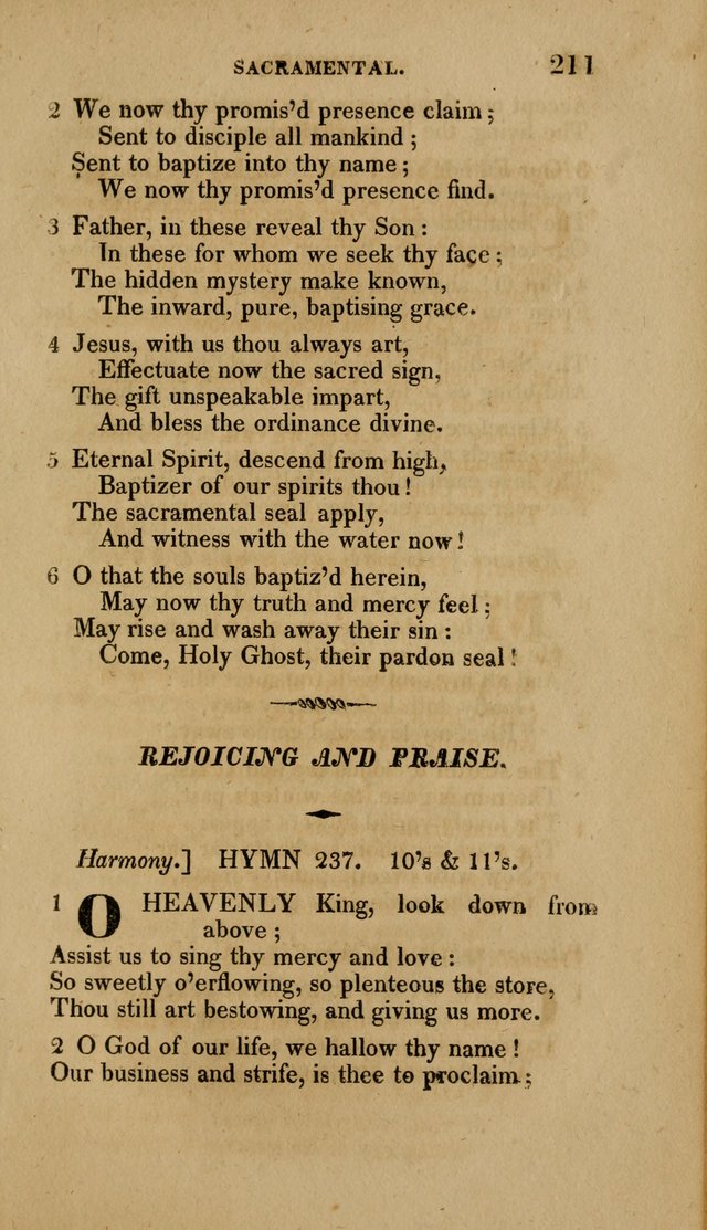 A Collection of Hymns for the Use of the Methodist Episcopal Church: Principally from the Collection of the Rev. John Wesley. M. A. page 216