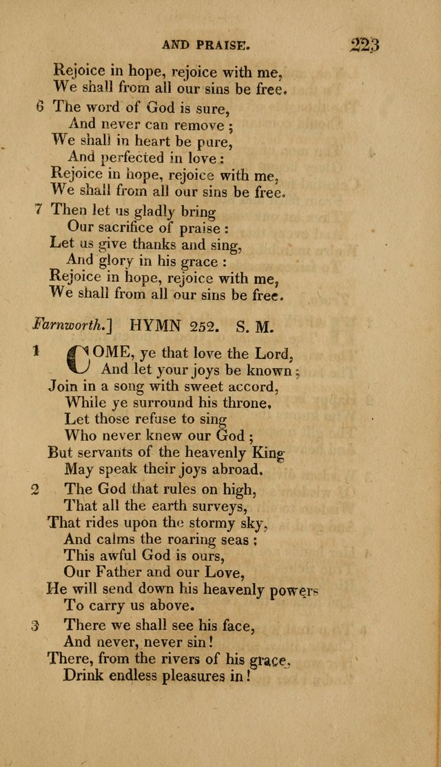 A Collection of Hymns for the Use of the Methodist Episcopal Church: Principally from the Collection of the Rev. John Wesley. M. A. page 228