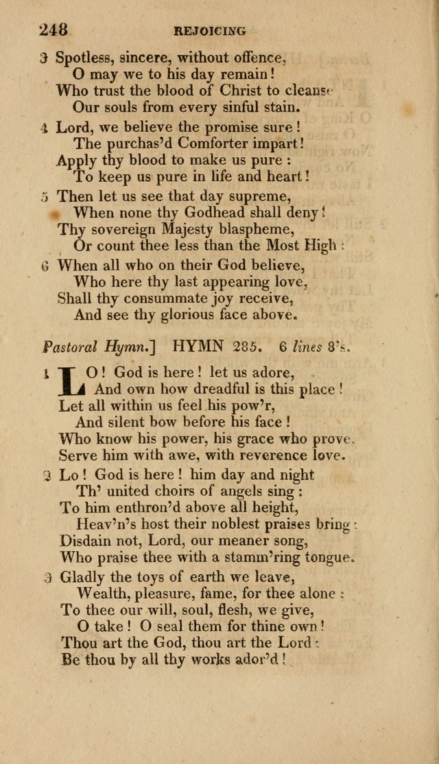 A Collection of Hymns for the Use of the Methodist Episcopal Church: Principally from the Collection of the Rev. John Wesley. M. A. page 253