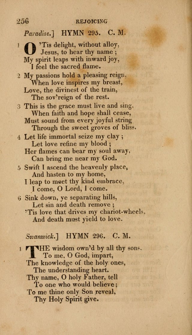 A Collection of Hymns for the Use of the Methodist Episcopal Church: Principally from the Collection of the Rev. John Wesley. M. A. page 261