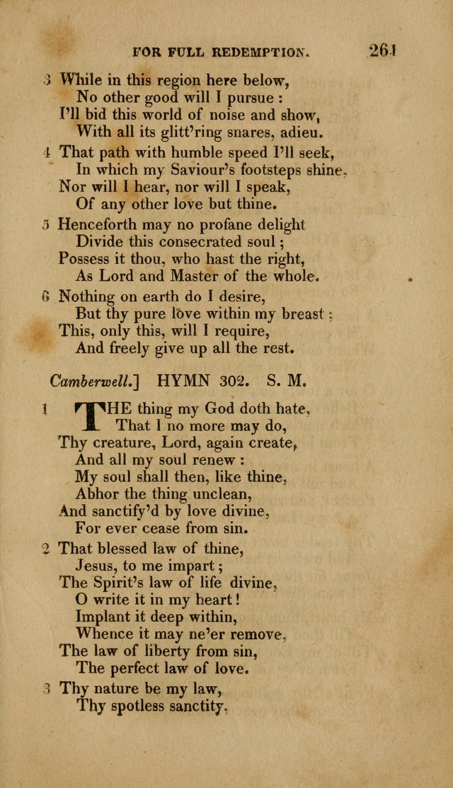 A Collection of Hymns for the Use of the Methodist Episcopal Church: Principally from the Collection of the Rev. John Wesley. M. A. page 266