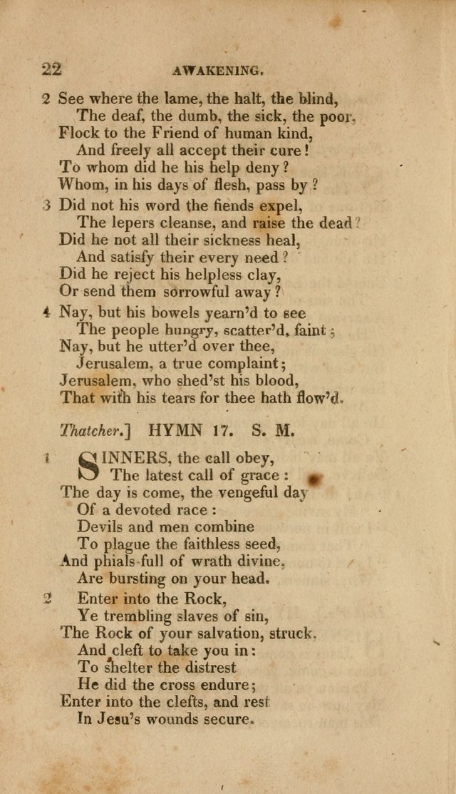 A Collection of Hymns for the Use of the Methodist Episcopal Church: Principally from the Collection of the Rev. John Wesley. M. A. page 27