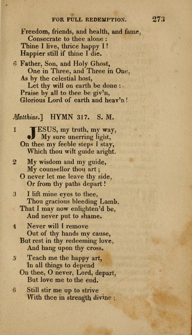 A Collection of Hymns for the Use of the Methodist Episcopal Church: Principally from the Collection of the Rev. John Wesley. M. A. page 278