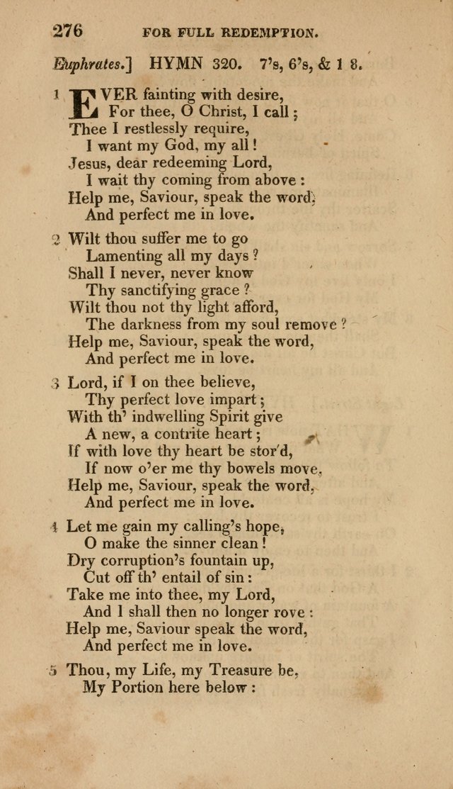 A Collection of Hymns for the Use of the Methodist Episcopal Church: Principally from the Collection of the Rev. John Wesley. M. A. page 281