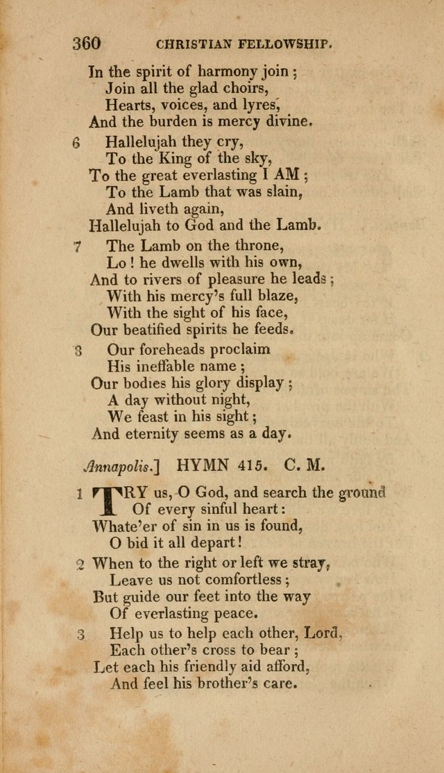 A Collection of Hymns for the Use of the Methodist Episcopal Church: Principally from the Collection of the Rev. John Wesley. M. A. page 365