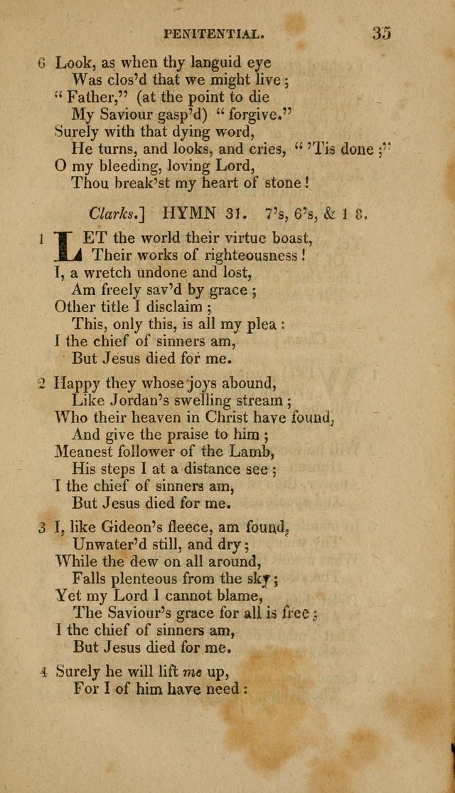 A Collection of Hymns for the Use of the Methodist Episcopal Church: Principally from the Collection of the Rev. John Wesley. M. A. page 40