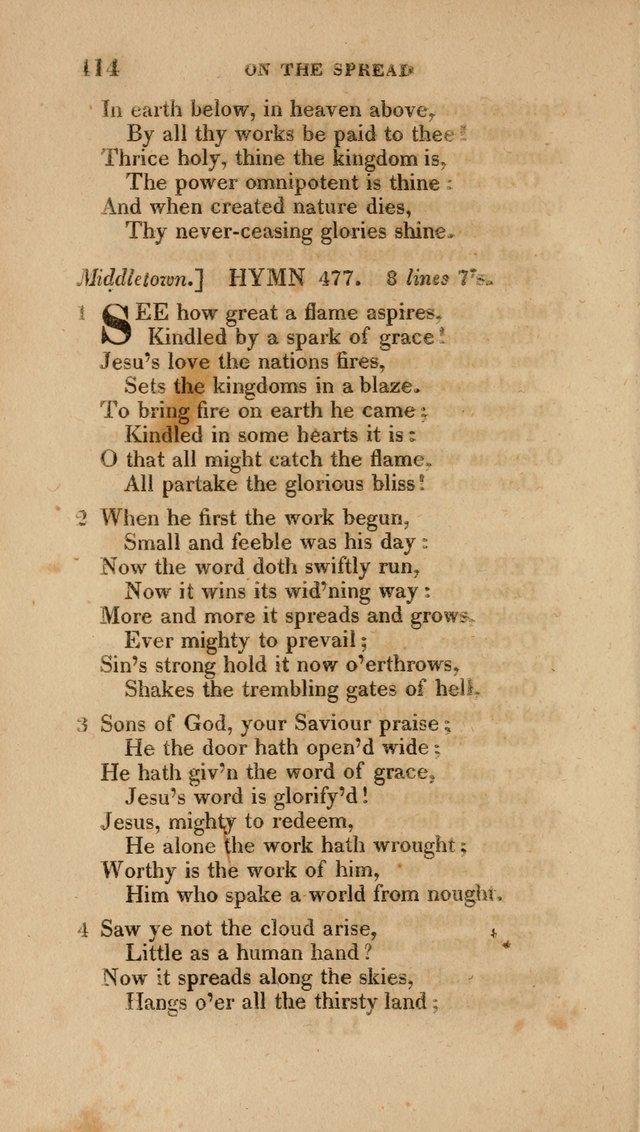 A Collection of Hymns for the Use of the Methodist Episcopal Church: Principally from the Collection of the Rev. John Wesley. M. A. page 419
