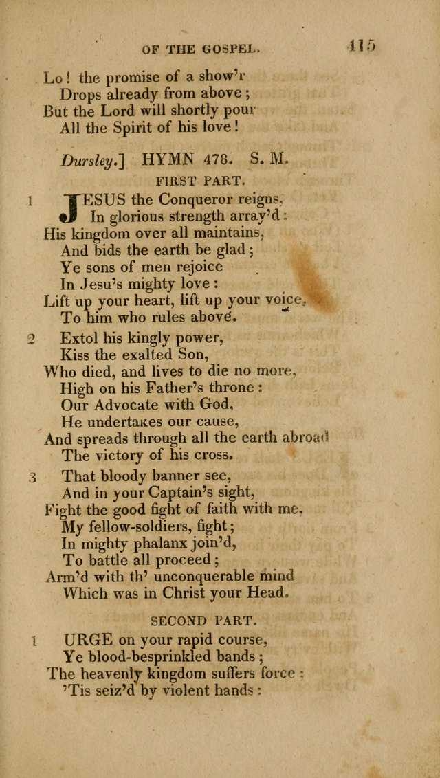 A Collection of Hymns for the Use of the Methodist Episcopal Church: Principally from the Collection of the Rev. John Wesley. M. A. page 420