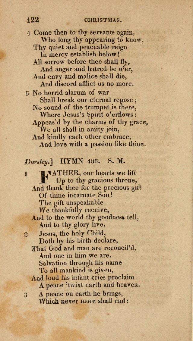 A Collection of Hymns for the Use of the Methodist Episcopal Church: Principally from the Collection of the Rev. John Wesley. M. A. page 427