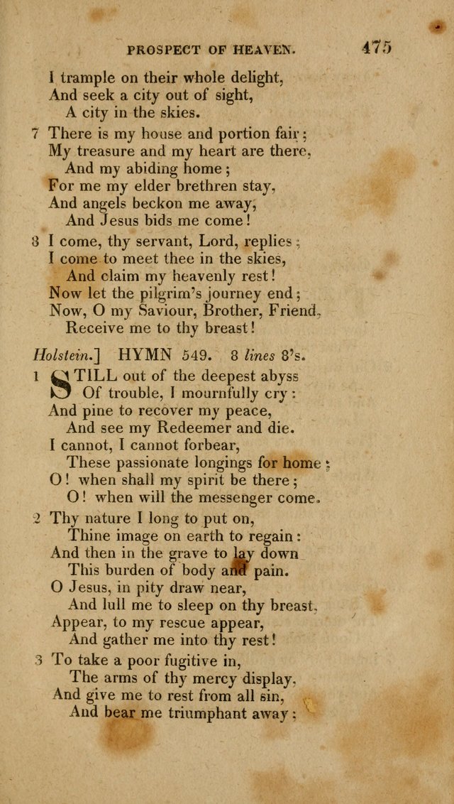 A Collection of Hymns for the Use of the Methodist Episcopal Church: Principally from the Collection of the Rev. John Wesley. M. A. page 480