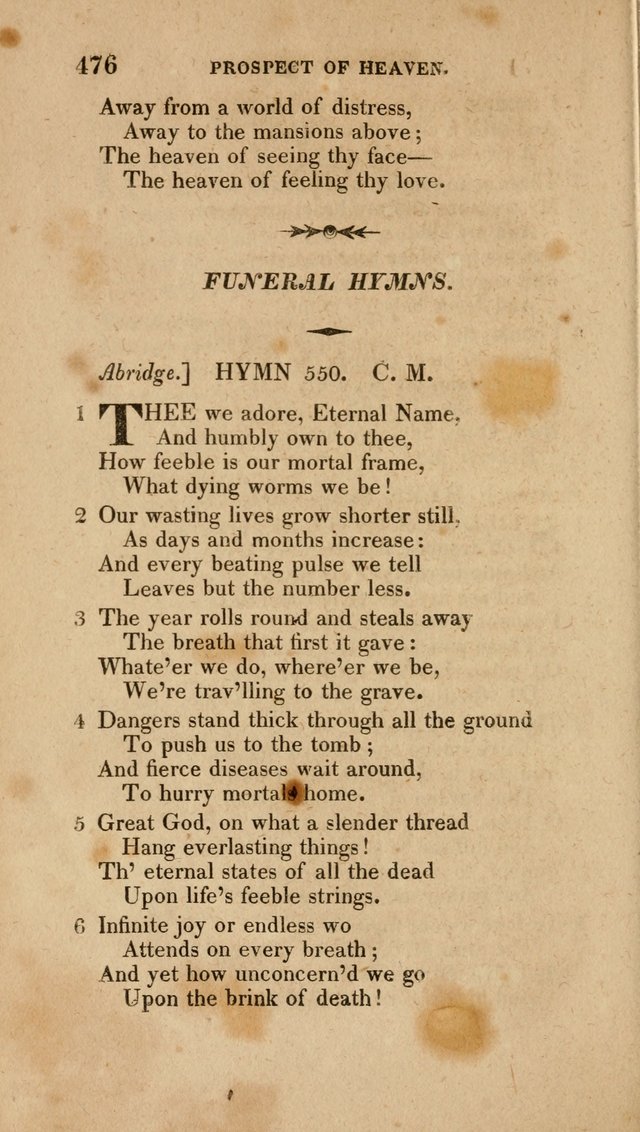 A Collection of Hymns for the Use of the Methodist Episcopal Church: Principally from the Collection of the Rev. John Wesley. M. A. page 481