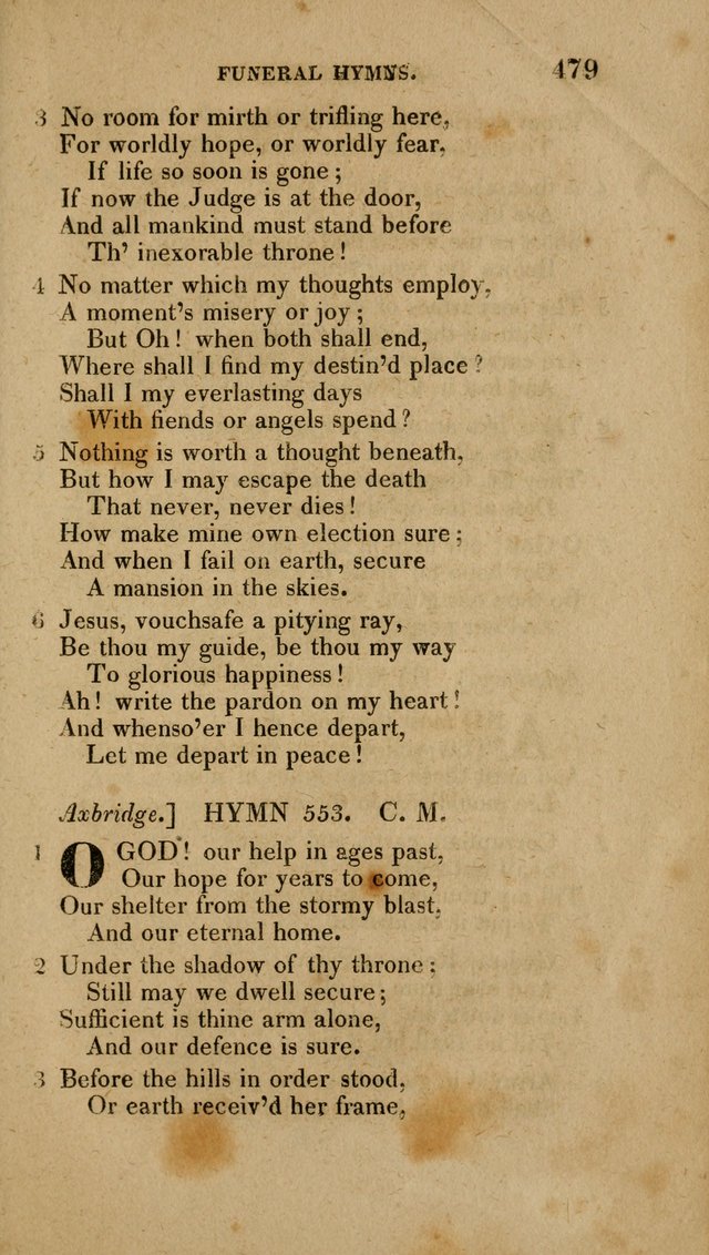 A Collection of Hymns for the Use of the Methodist Episcopal Church: Principally from the Collection of the Rev. John Wesley. M. A. page 484