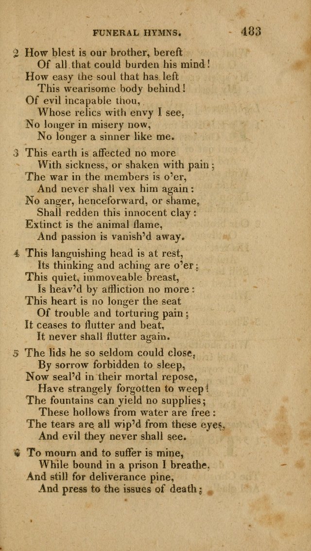 A Collection of Hymns for the Use of the Methodist Episcopal Church: Principally from the Collection of the Rev. John Wesley. M. A. page 488