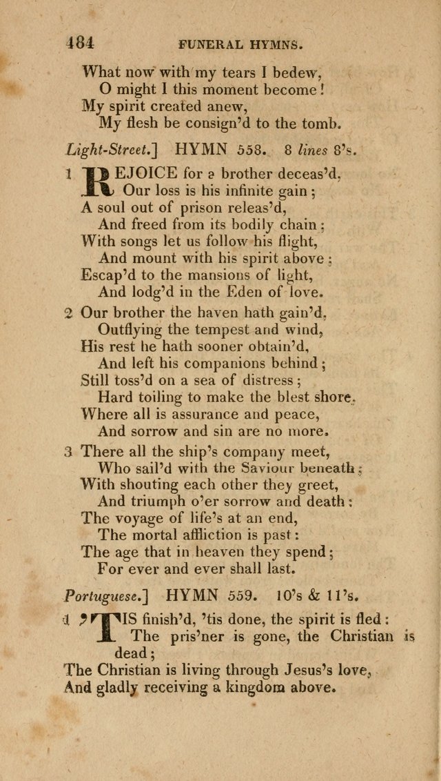 A Collection of Hymns for the Use of the Methodist Episcopal Church: Principally from the Collection of the Rev. John Wesley. M. A. page 489