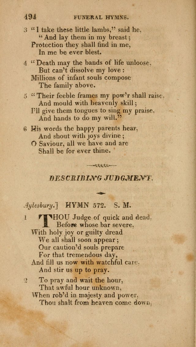 A Collection of Hymns for the Use of the Methodist Episcopal Church: Principally from the Collection of the Rev. John Wesley. M. A. page 499