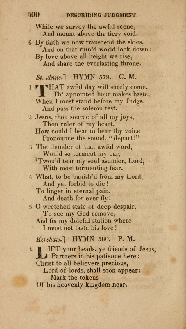 A Collection of Hymns for the Use of the Methodist Episcopal Church: Principally from the Collection of the Rev. John Wesley. M. A. page 505