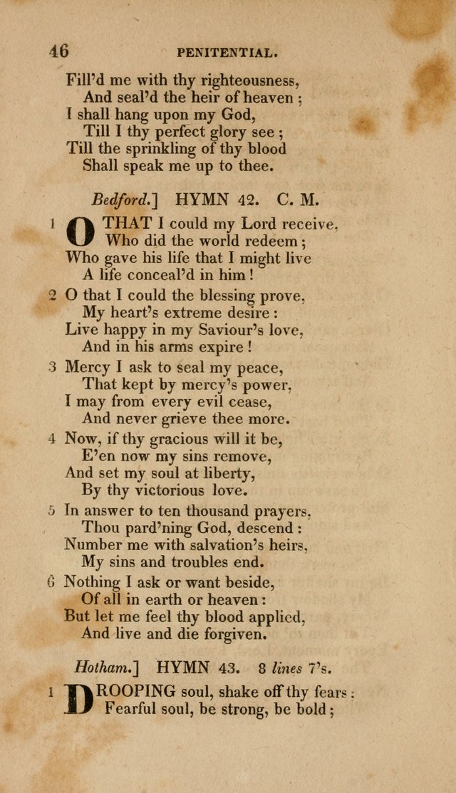 A Collection of Hymns for the Use of the Methodist Episcopal Church: Principally from the Collection of the Rev. John Wesley. M. A. page 51