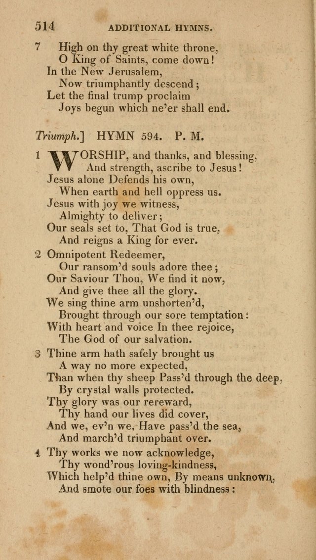 A Collection of Hymns for the Use of the Methodist Episcopal Church: Principally from the Collection of the Rev. John Wesley. M. A. page 519