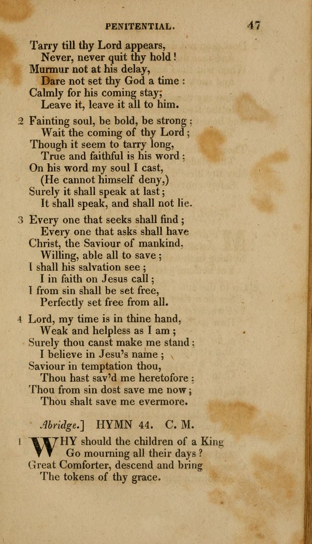 A Collection of Hymns for the Use of the Methodist Episcopal Church: Principally from the Collection of the Rev. John Wesley. M. A. page 52