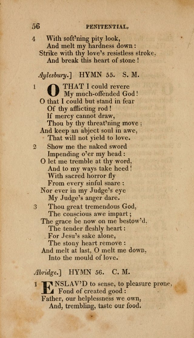 A Collection of Hymns for the Use of the Methodist Episcopal Church: Principally from the Collection of the Rev. John Wesley. M. A. page 61