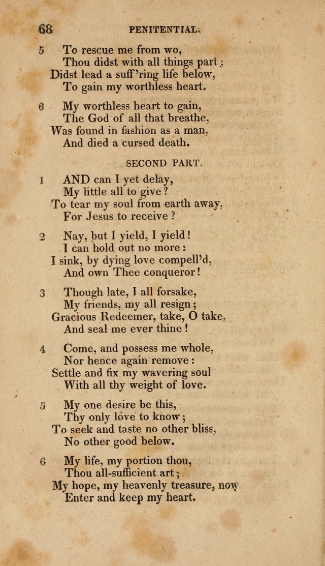 A Collection of Hymns for the Use of the Methodist Episcopal Church: Principally from the Collection of the Rev. John Wesley. M. A. page 73